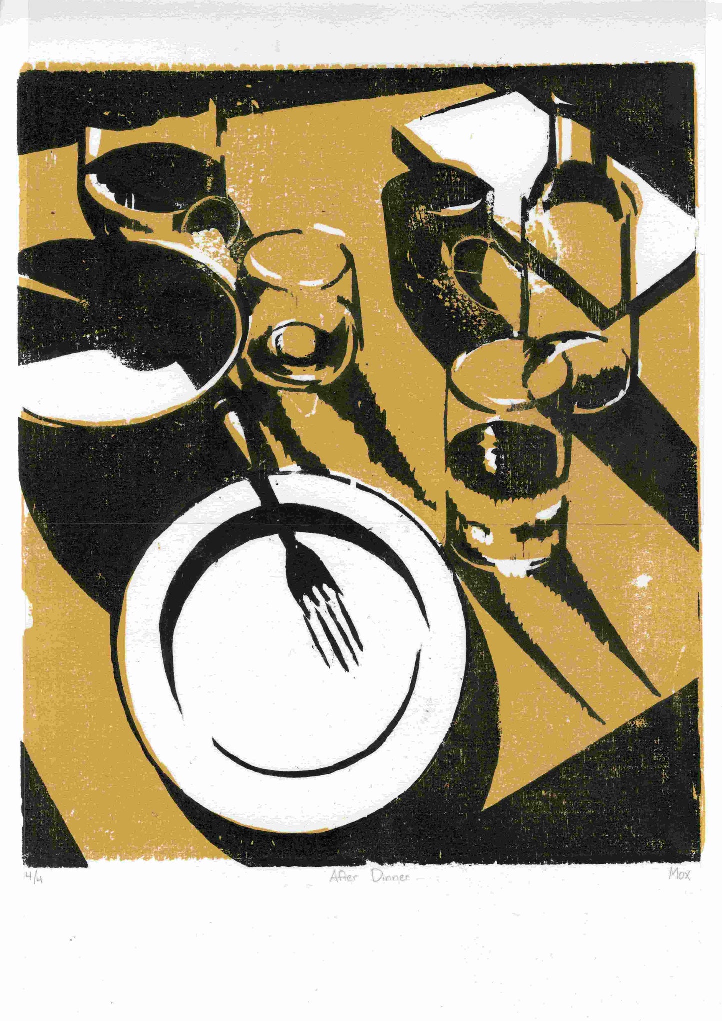 After Dinner in Yellow