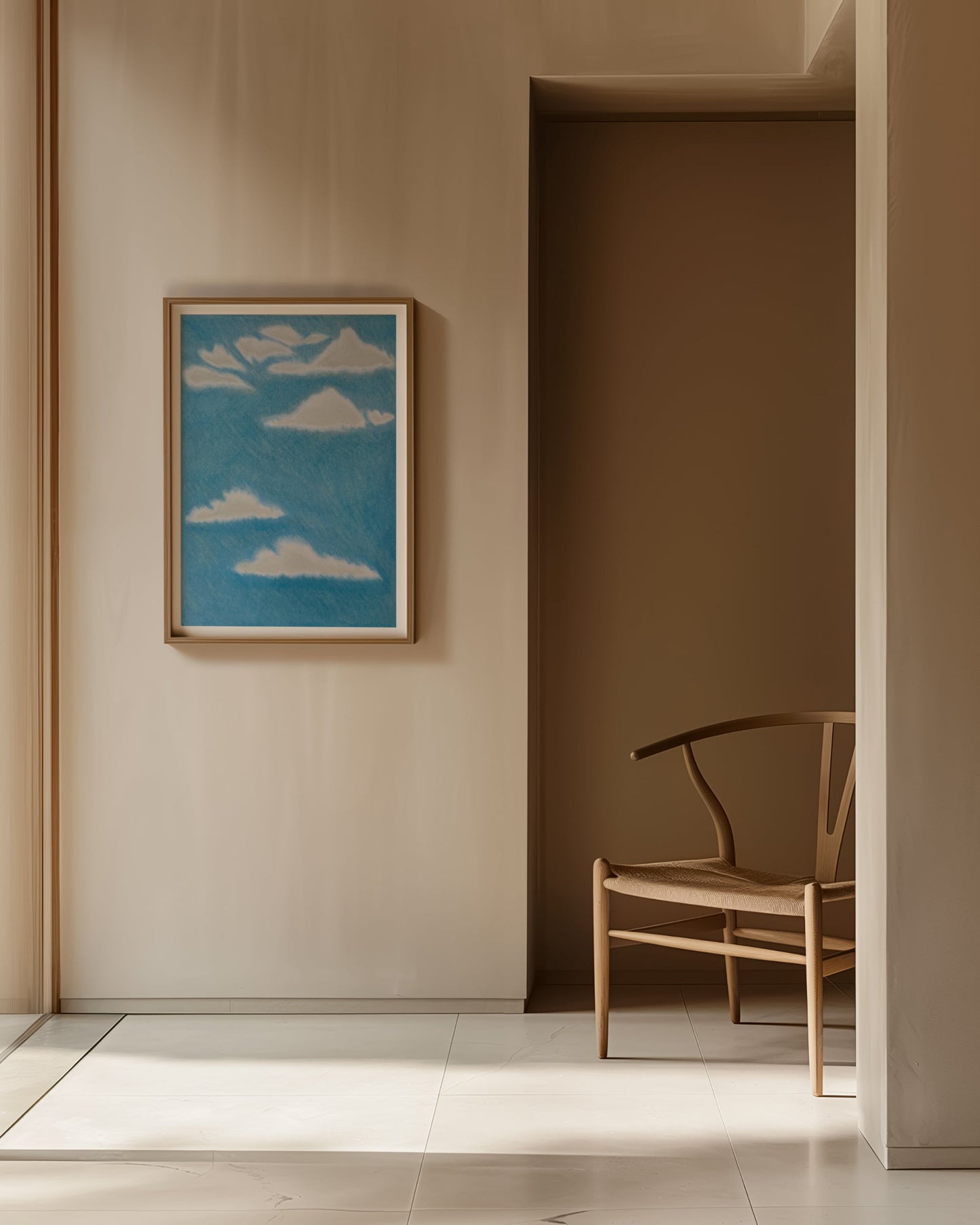 Blue and Cream Clouds