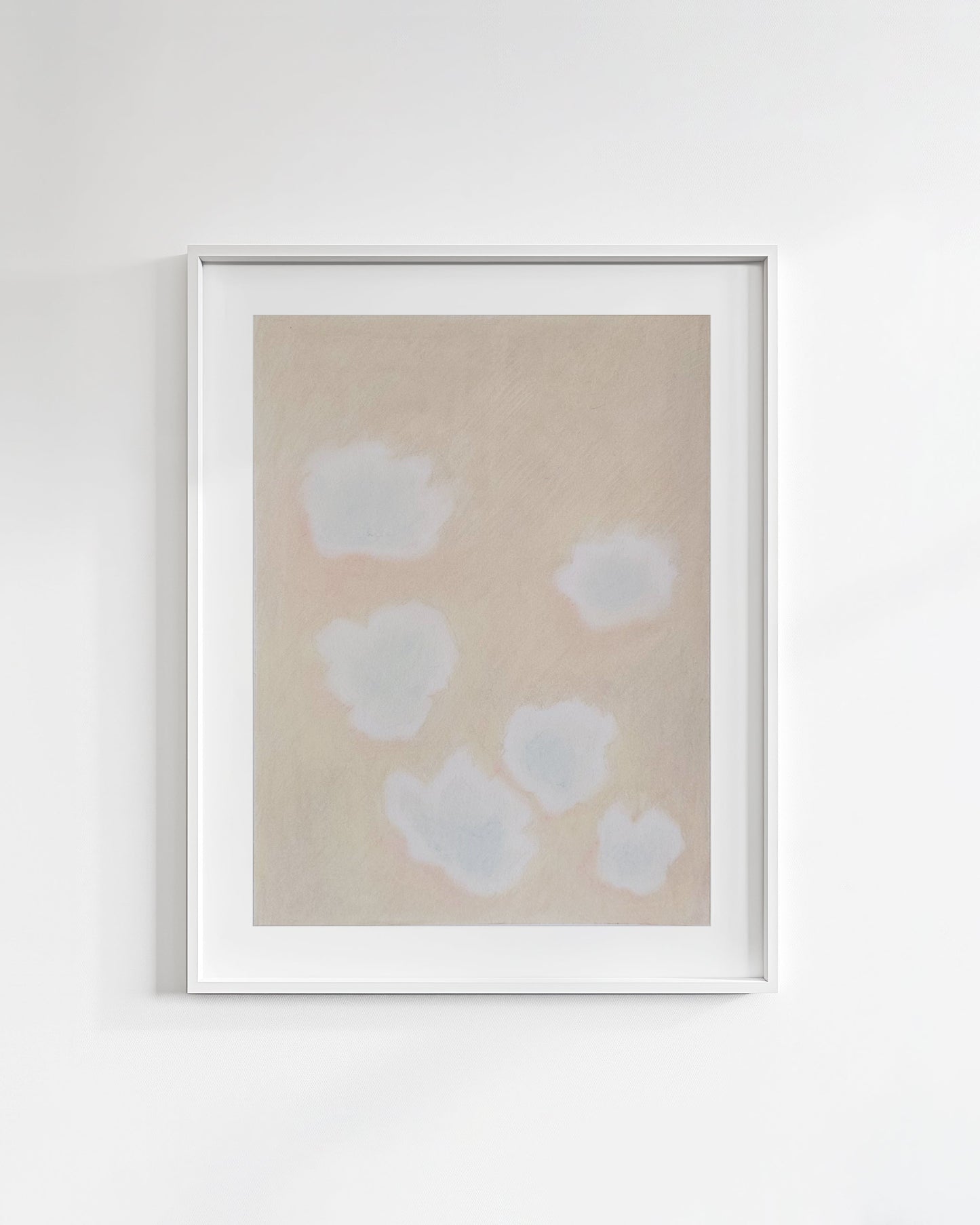 Cream Floral Clouds