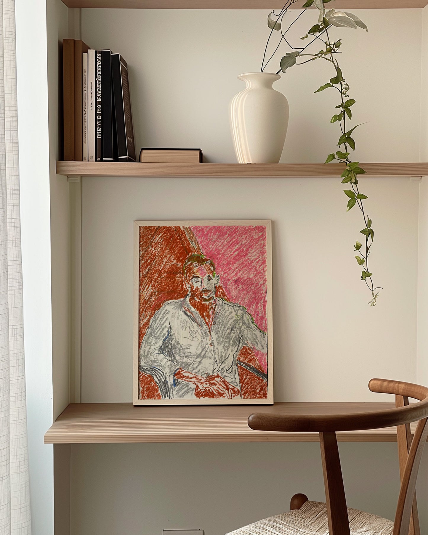 Portrait of a Man in Grey