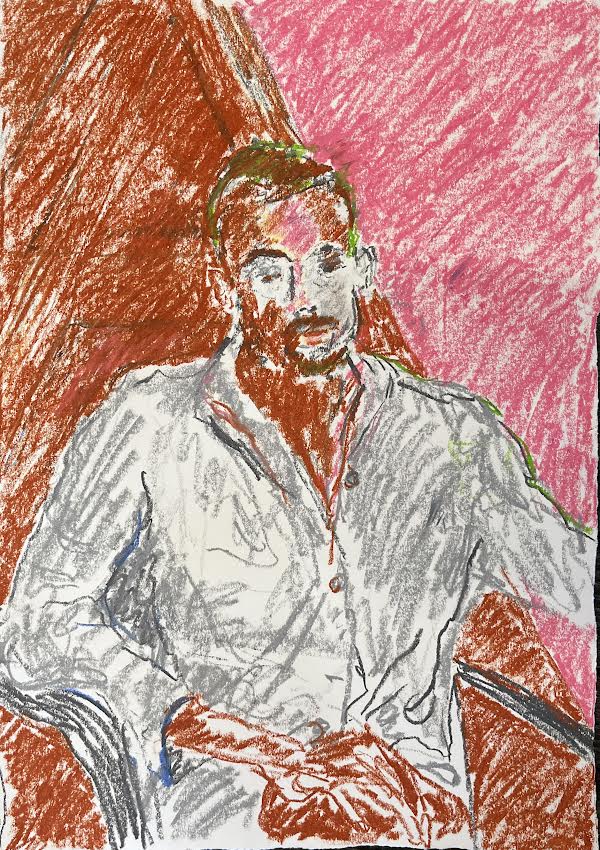 Portrait of a Man in Grey