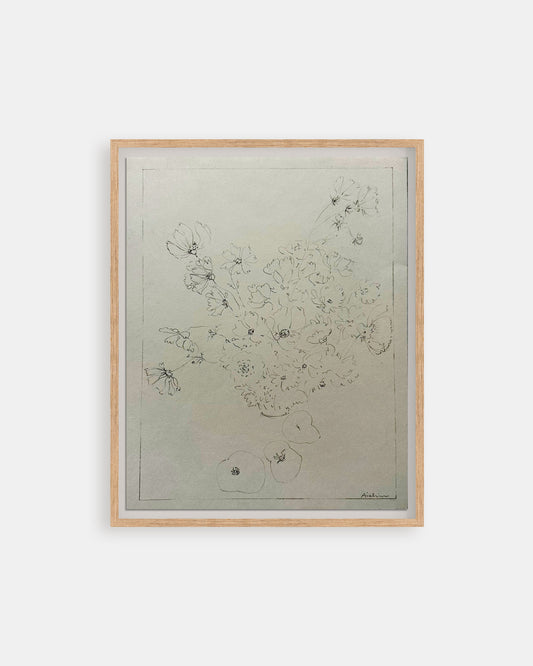 Cosmos and Tomato Still Life