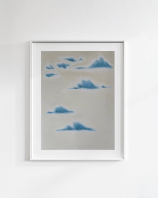 Cream and Blue Clouds