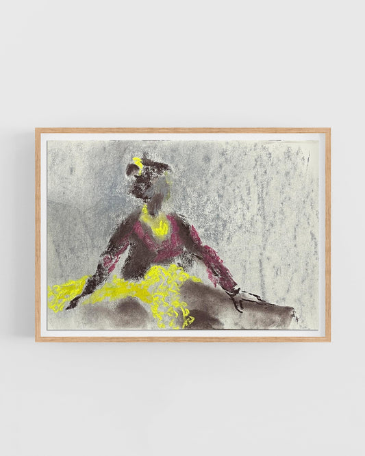 Dancer in Neon Yellow