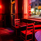 Empty Room in Neon Light