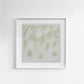 Green & White Abstract