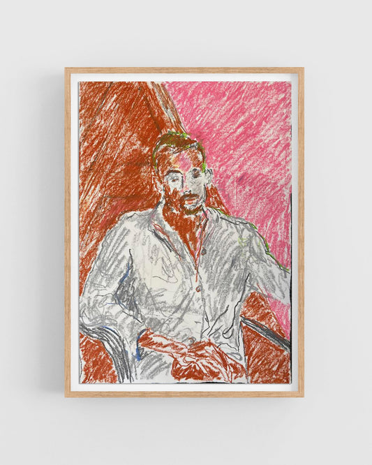 Portrait of a Man in Grey